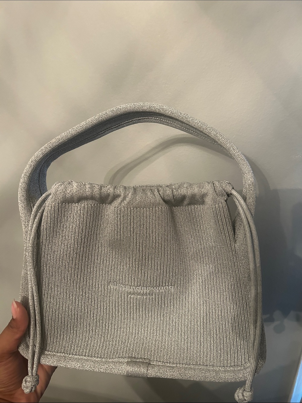 Grey Alexander Wang purse
